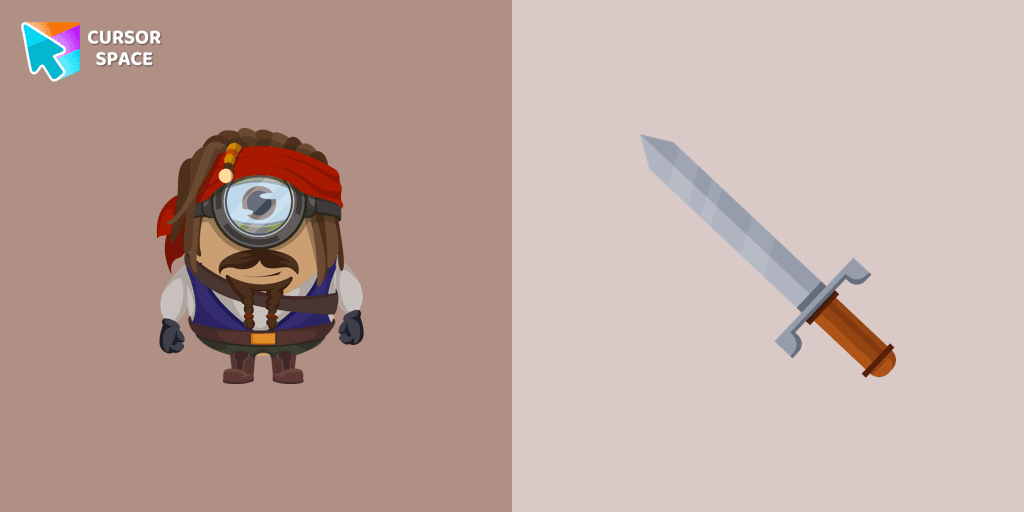 Minion Captain Jack Sparrow Character cursor cursor pack