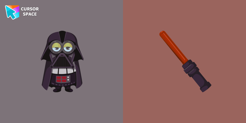Minion Darth Vader Character cursor cursor pack