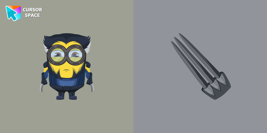 Minion Wolverine Character cursor cursor pack